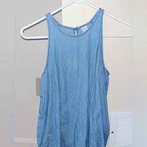 Denim tank top